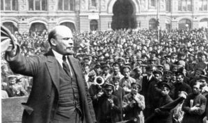 Lenin Addressing Troops, 1919