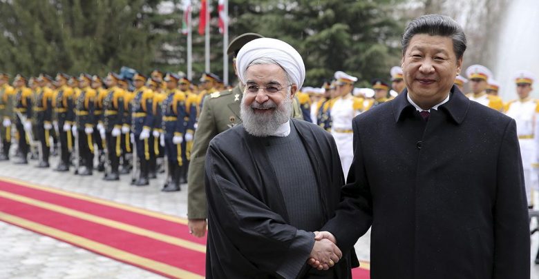 Xi Jinping and Rouhani