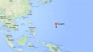 Proximity of Guam to SE Asia