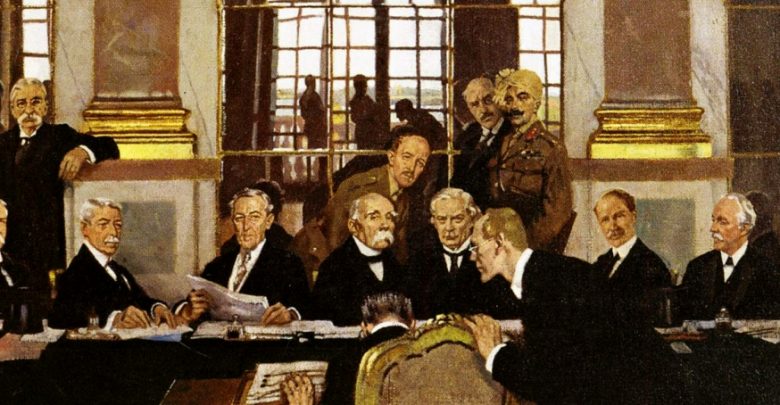 Treaty of Versailles Painting